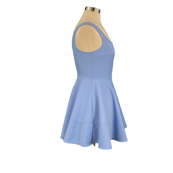 Lulu’s Baby Blue Home Before Daylight Mini Skater Dress - Picture 5 of 16